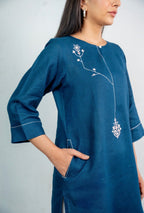 CORNFLOWER BLUE-WHITE PAIR