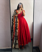 Aarushi Flared Kurta Dupatta Set