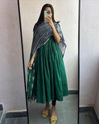 Charusha Sharanya Green Suit Set