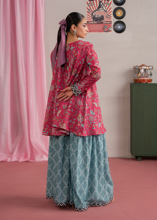 Aarini Seabreeze Floral Printed Sharara Set