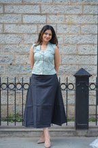 Crop top and skirt