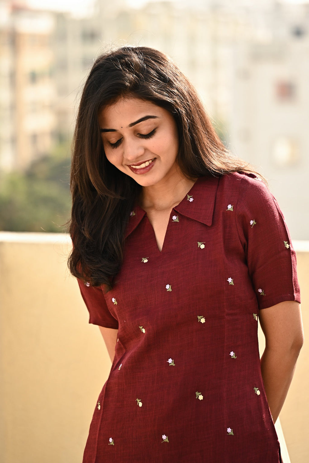Ruby Serenity kurta set