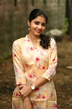Tussar silk kurti