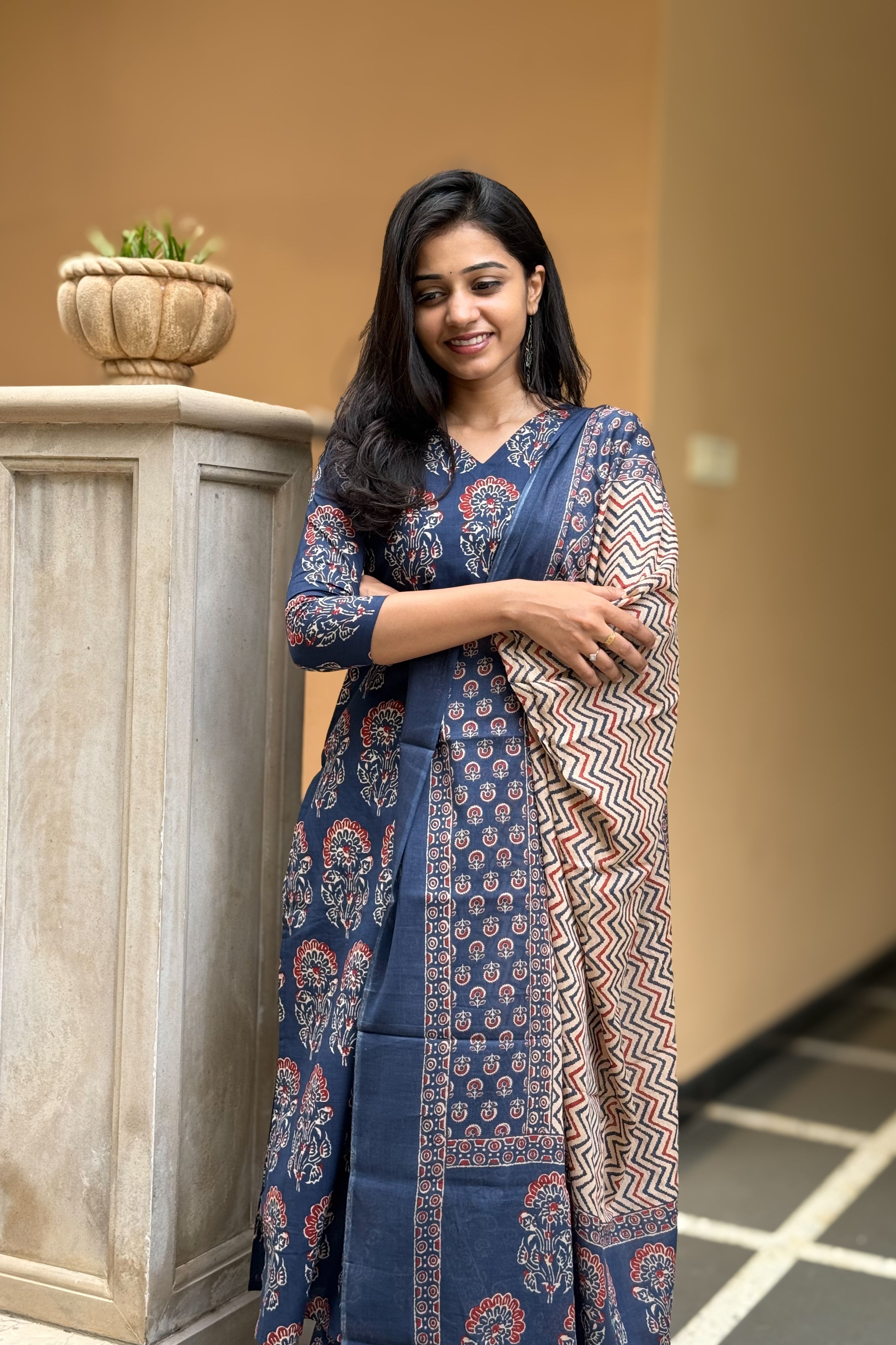 Indigo Bloom Suit