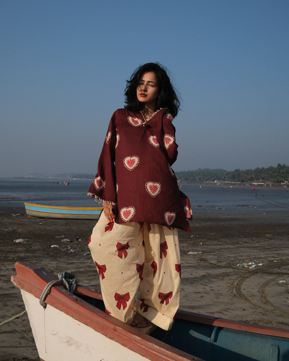 Elara Printed Cotton Kurta Pant Set
