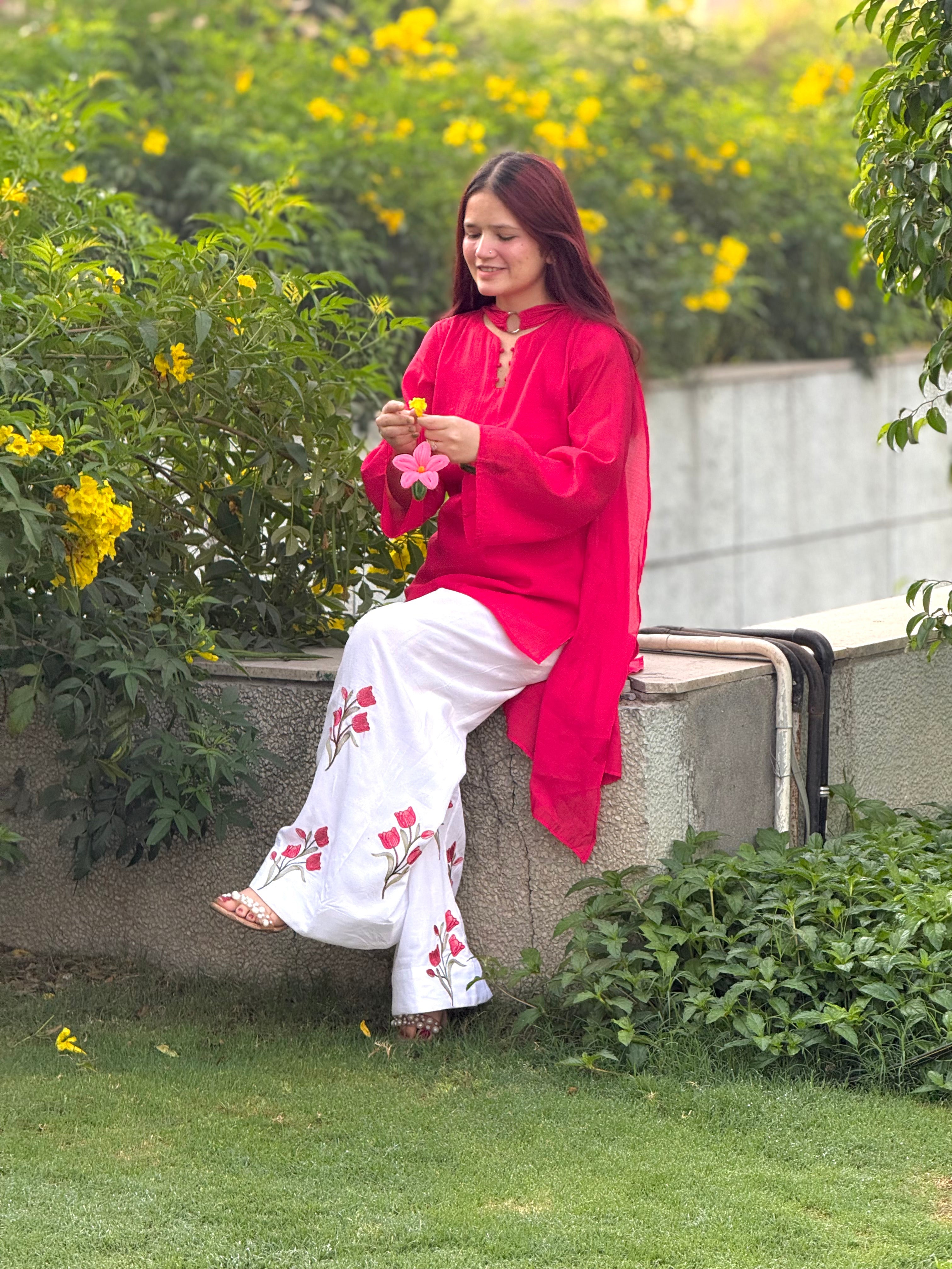 Tulips Rosy 3-Piece Set