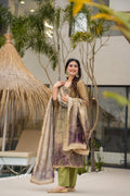 Rutvi silk suit set