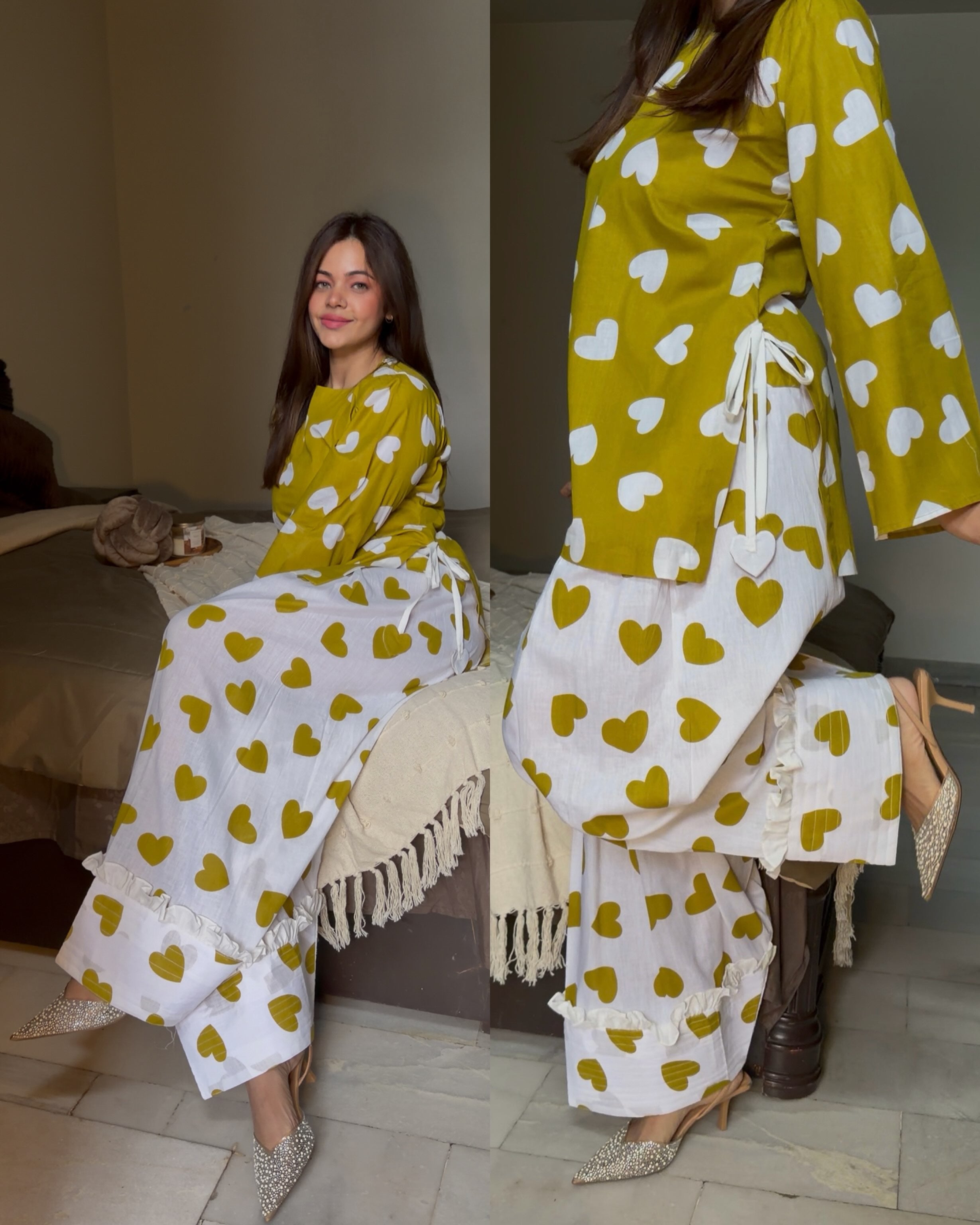 Mahira HeartBloom Farshi Suit Set