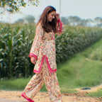 Aarini Floral Print Kurta Sharara Set