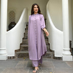 Lilac Rayon Co-Ord Set