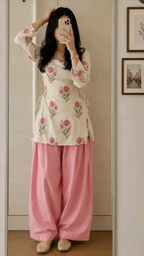 Ruhani Rose Floral Anarkali Set