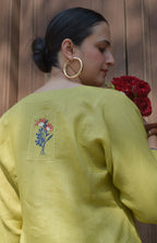 Fresh Lime Linen Co Ord Set